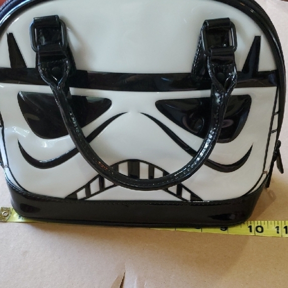 Star Wars Loungefly STORM TROOPER Black and White Mini Bag NWOT - Picture 6 of 14